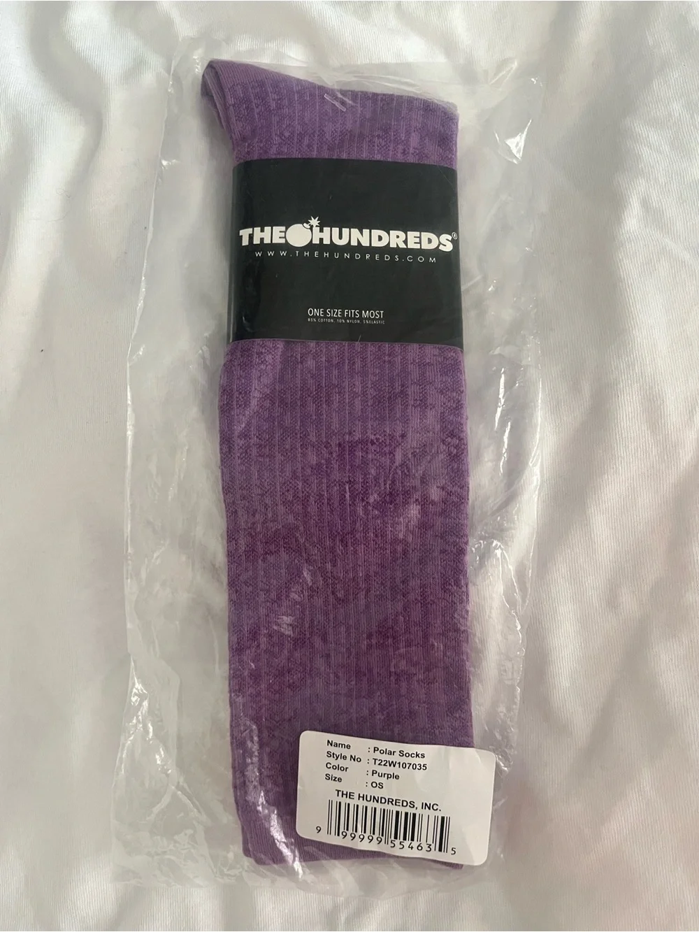 NWT The Hundreds Purple Polar Socks